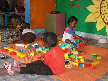 Photo : atelier d'éveil, Antananarivo 2007
