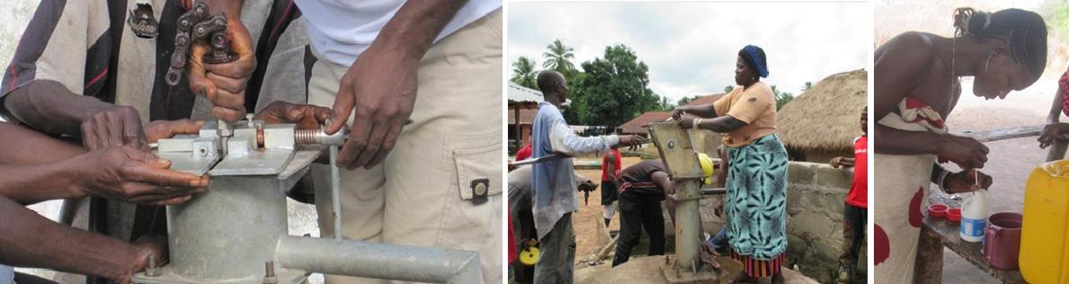 Inter Aide – water Sierra Leone (WASH, maintenance, hand dug wells, sanitation, HHWT